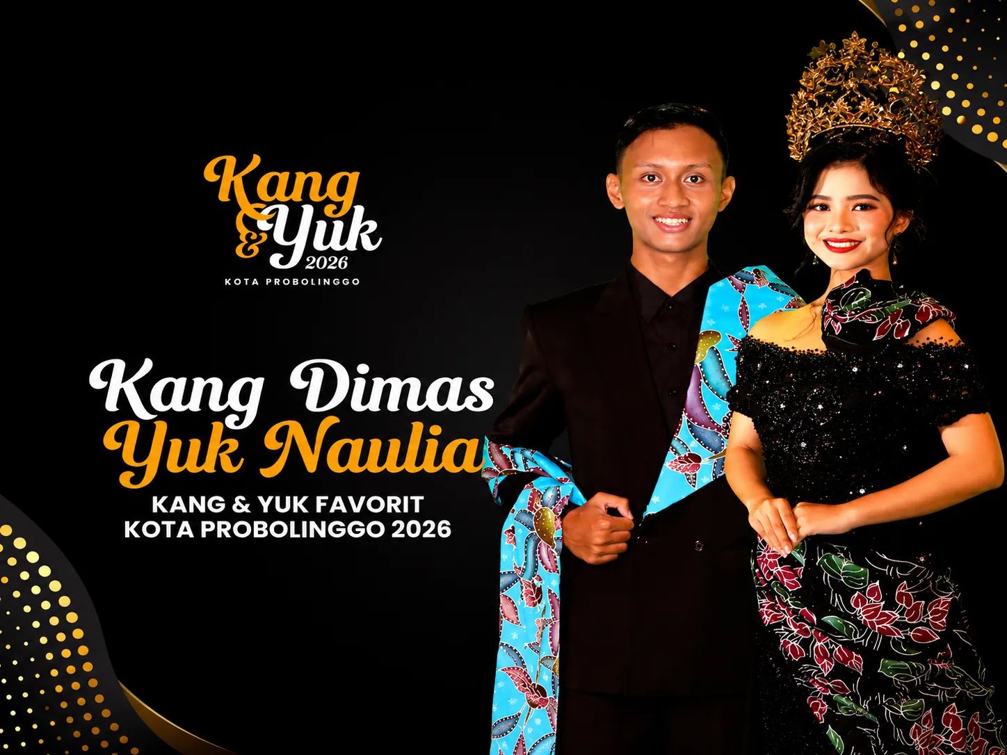 Kang Dimas & Yuk Naulia Raih Predikat Favorit Kang & Yuk Kota Probolinggo 2026